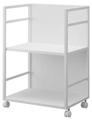 Immagine prodotto di Yamazaki tavolino carrello mobile 42x60x32cm mobile a 2 livelli bianco