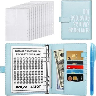 Immagine prodotto di Mappa per la pianificazione del budget per coppie e famiglie - Mappa per il risparmio con tasche per il denaro - Set per la pianificazione del budget, ideale per risparmiare e accumulare risparmi.