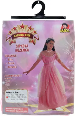 Obrázok produktu pre Šaty - Šípková Ruženka, 120 - 130 cm