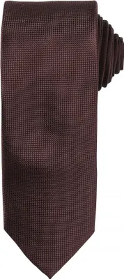 Produktbild von Herren Krawatte mit dezentem Waffelmuster RW5233 (Einheitsgröße) (Braun)