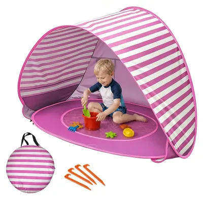 Produktbild von Pop-up-Strandzelt mit UV-Schutz für 3-4 Personen