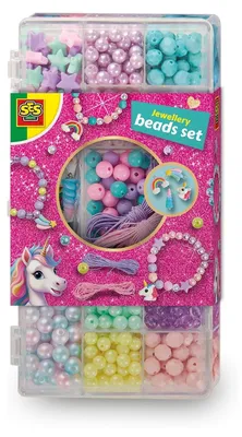 Produktbild von SES CREATIVE Einhorn-Schmuckperlenset 14749