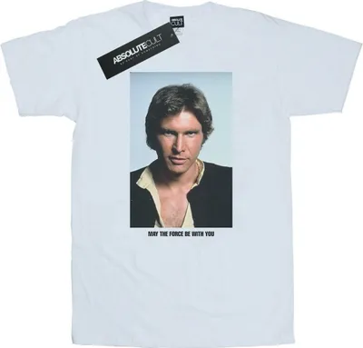 Produktbild von Star Wars - "May The Force" T-Shirt für Herren BI46260 (M) (Weiß)