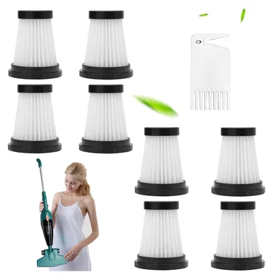 Produktbild von 9 Stück HEPA Filter Ersatzteile für Moosoo K12 Pro K13 Akku-Staubsauger, für Geniu-Invictus One K13 Pro Handstaubsauger Filter Zubehör