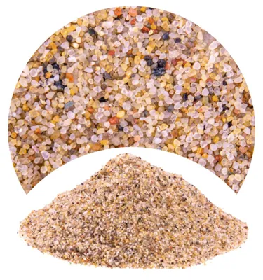 Produktbild von Aquarium Sand Bursztynfarben 24 kg 0,8-1,2 mm Bodengrund für Süßwasser Aquarium, Tanganika und Malawi, natürlich und neutral