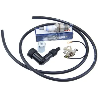 Productafbeelding van Onderbrekercontact, condensator, bougie, Bosch W7AC, ontsteking, Hercules Prima M 2, 3, 4, 5, Optima Jogging, Sachs 505