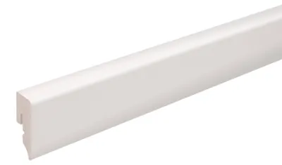 Produktbild von Neuhofer Fußleiste 240 cm x 38 x 15 mm weiß