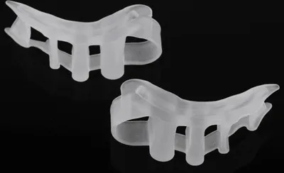 Produktbild von 2 Silikon Hallux Valgus Zehenspreizer Krähenzeh