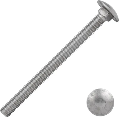Produktbild von Schlossschrauben  Edelstahl A2 M8 x 100 mm - 25 Stück