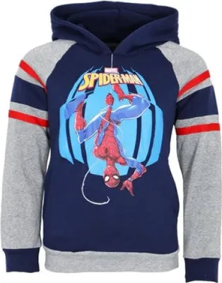 Produktbild von Marvel Spiderman Kinder Jungen Hoodie Pulli – Blau / 92