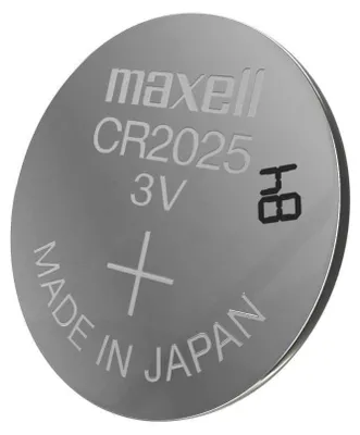 Produktbild von MAXELL Lithium-Knopfzelle CR2025 3,0Volt 148mAh