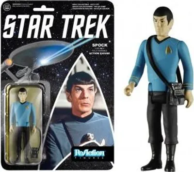 Productafbeelding van FUNKO REACTION STAR TREK DR. SPOCK, vintage retro actiefiguur, nieuw! Funko