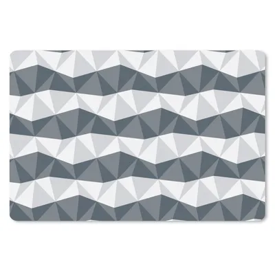 Produktbild von MuchoWow® Schreibtischunterlage Zebra - Geometrie - Muster 60x40 cm - XXL Mauspad - Großes Mauspad