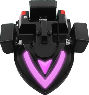 Produktbild von Angelköderboot, 5200mAh Batterie, Dual-Motor-Design, schwarz