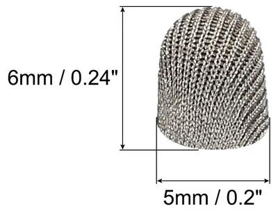 Produktbild von 6 Stš¹ck Stylus Stiftspitzen Leitf?hig Netz Faser Kapazitiv Touchscreen Stifte Spitze Universal Ersatz 5mm
