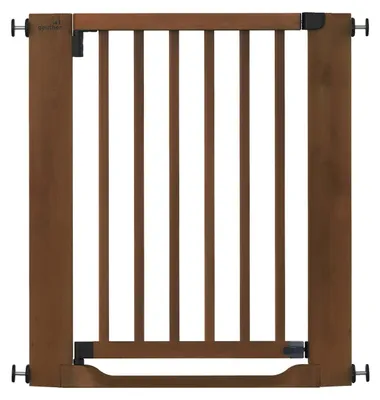 Produktbild von Geuther Easylock Treppenschutzgitter – Holz – 71–79 cm – Walnuss