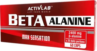 Produktbild von Activlab Beta Alanine 60 Kapseln, Ausdauer und Kraft, verlängert die Trainingszeit