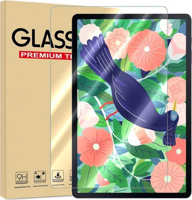 Produktbild von Panzer Folie für Samsung Galaxy Tab S7+ / S8+ (12.4 Zoll) Echt Glas Displayschutzfolie Transparent Glasfolie 9H Härtegrad Schutzglasfolie