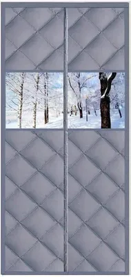 Zdjęcie produktu dla Magnetyczna zasłona, dźwiękoszczelna, wiatroszczelna, izolująca termicznie, do drzwi, 90 x 210 cm, szara