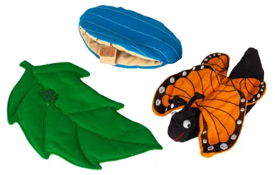 Produktbild von TimeTEX Lebenszyklus-Stoffmodell "Schmetterling", 3-tlg.