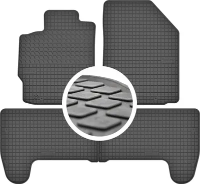 Image de Tapis de sol en caoutchouc pour Toyota Yaris II (2005-2011)