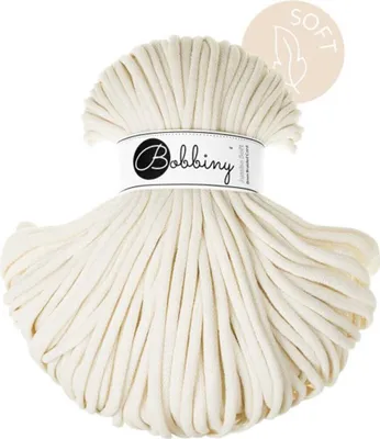 Produktbild von Bobbiny Jumbo 8 mm 100 m Natural Schnur