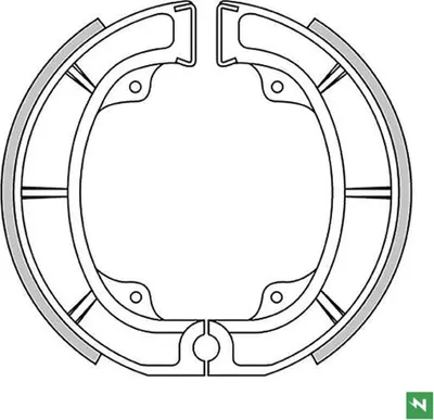 Immagine prodotto di Ganascia freno Newfren standard GF1166