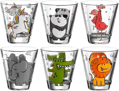 Produktbild von Leonardo BAMBINI 1 Kinderbecher 215 ml 6er Set Sortiert