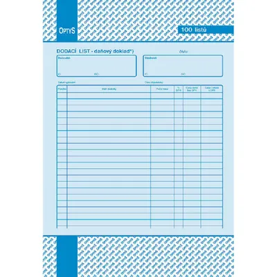 Image de 1043 - Bon de livraison A4, 100 feuilles