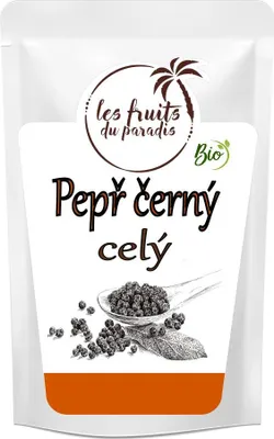 Obrázek produktu pro Pepř černý celý125 g LES FRUITS DU PARADIS