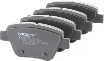 Produktbild von RIDEX Bremsbeläge Satz Hinten für VW Golf VII Schrägheck (5G1, BQ1, BE1, BE2) 402B0316