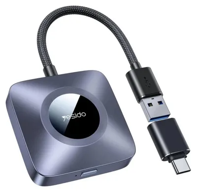 Produktbild von Yesido Wireless CarPlay mit USB-A/USB-C-Adapter
