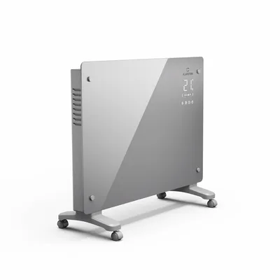 Produktbild von Klarstein Bansin Crystal Smart Konvektorheizung – 1500 W, Wandmontage/Freistehend, Led-Anzeige, App-Steuerung, Energieeffizient, Überhitzungs- und Frostschutz, Kindersicherung, Ideal für Wohnzimmer