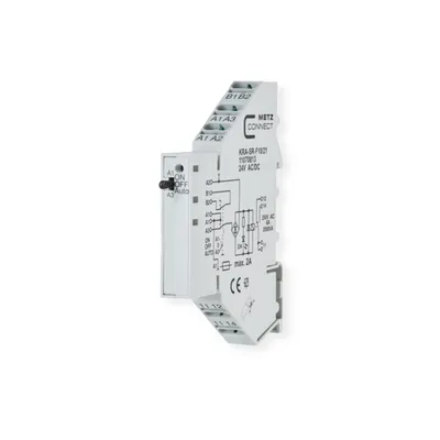 Obrázek produktu pro METZ CONNECT KRA-SR-F10/21, Šedá, 24 V, 250 V, 8 A, 11,2 x 60 x 87,5 mm, 43 g