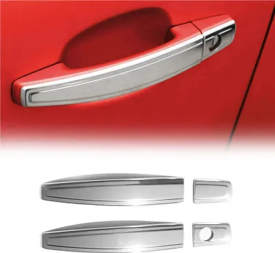 Image de Couverture de poignée de porte pour Opel Astra H 2004-2009 en Acier chromé