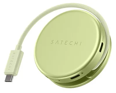 Produktbild von Satechi, Hub Multiport 5-in-1 USB-C auf HDMI / USB-A / 2 USB-C / SD-Karte Modell OntheGo, Grün