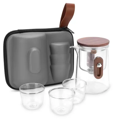 Productafbeelding van Theepot met filter - Dubbelwandige theepot - 330 ml