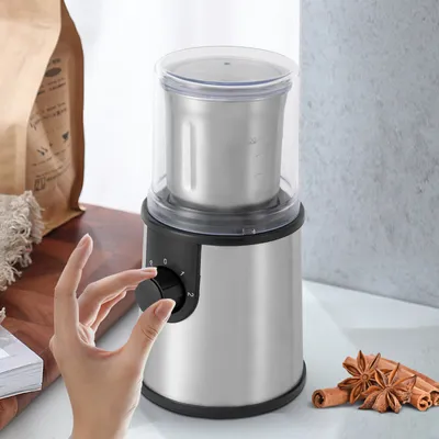 Produktbild von Mlýnek na kávu Mlýnek na koření Elektrický mlýnek na kávu z nerezové oceli Lněné semínko Ořechy Koření