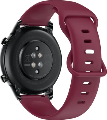 Image de Avizar, bracelet en silicone souple pour montre Honor Magic Watch 2 42 mm, couleur bordeaux