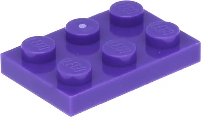 Produktbild von Lego® 2x3 Platten 3021 - 1 Stück Dunkles Lila