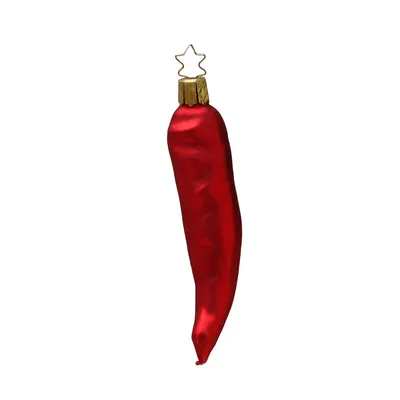 Produktbild von INGE-GLAS Weihnachts-Hänger rote Peperoni | IG-1-610-01
