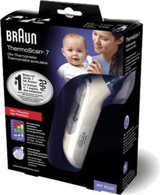 Produktbild von Braun IRT 6520 Thermoscan 7 Ohr-Thermometer