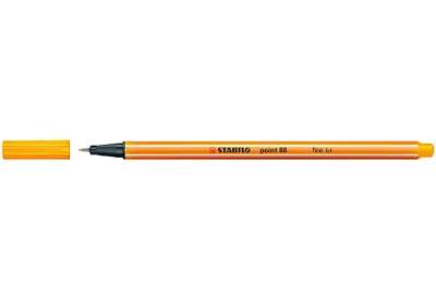Image de STABILO Fineliner pointe 88, largeur de trait 0,4 mm, couleur d'écriture jaune