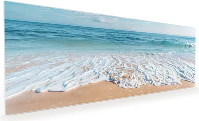 Produktbild von Küchenrückwand Spritzschutz Glas mit Motiv Tropischer Strand 40 x 40 cm