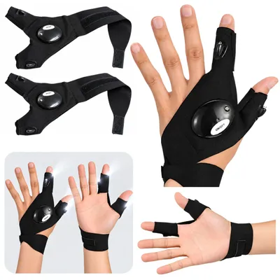 Productafbeelding van Multifunctionele led-handschoenen Lichte vingerzaklampen Universeel