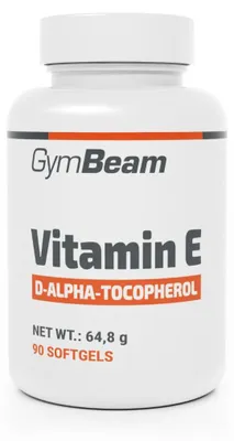 Produktbild von GymBeam - Vitamin E (D-Alpha-Tocopherol), 90 Kapseln