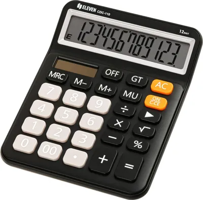 Produktbild von Eleven CDC-110BKE Taschenrechner, Schwarz