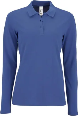 Immagine prodotto di SOLS - Polo "Perfect" da donna a manica lunga LT2512 (3XL) (Blu royal)