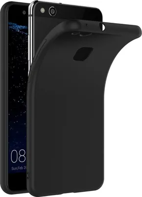 Obrázok produktu pre Silikónové puzdro pre Huawei P10 Lite Protective Cover Matt Black Back Cover Puzdro na mobilný telefón