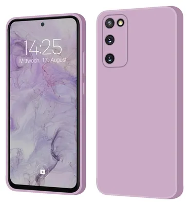 Produktbild von Hülle für Samsung Galaxy S20 FE Case Cover Bumper Smartphone Softgrip Schutzhülle Farbe: Lila